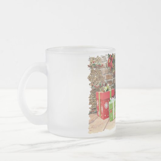 Weihnachten - englischer SpringerSpaniel - Lucy Mattglastasse (Links)