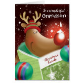 Weihnachten, Enkel. Snowdrop auf roten (Vorne)