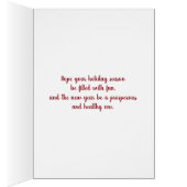 Weihnachten, Enkel. Snowdrop auf roten (Innen (Rechts))