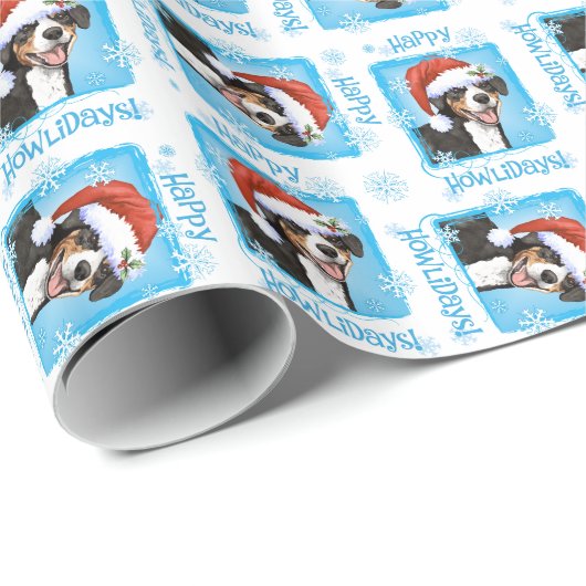Weihnachten Entlebucher Geschenkpapier (Rolleneckpunkt)