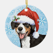 Weihnachten Entlebucher Keramikornament (Vorne)