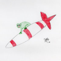 Weihnachten - Erhalten Sie sich nicht unter Rakete