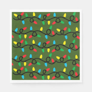Weihnachten erhellen Papier-Serviette Serviette
