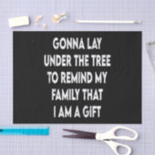 Weihnachten erinnere meine Familie an ein tolles Z Seidenpapier (Handwerk)