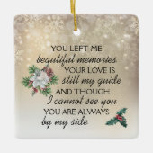 Weihnachten-Erinnerungen, Love One Memorial Keramikornament (Vorderseite)