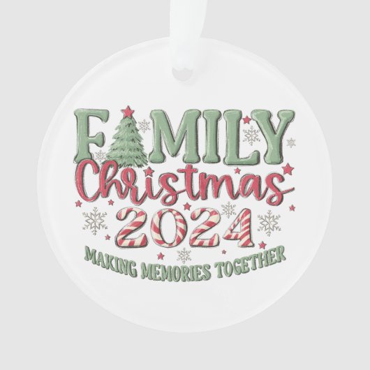 Weihnachten - Erinnerungen zusammenbringen Ornament (Vorderseite)