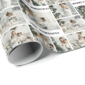 Weihnachten Erstellen Sie Ihre eigene 6 FotoCollag Geschenkpapier (Rolleneckpunkt)