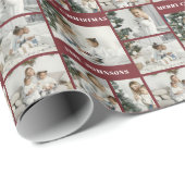 Weihnachten Erstellen Sie Ihre eigene Red 6 Foto C Geschenkpapier (Rolleneckpunkt)