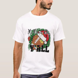 Weihnachten 'Es ist Game Day Y'All' Fußball Elf ge T-Shirt