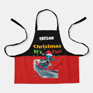 Weihnachten: Es macht Spaß, Neueste Geschenk-T-Shi Schürze
