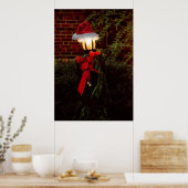 Weihnachten - Es wird eine kalte Nacht Poster (Küche)