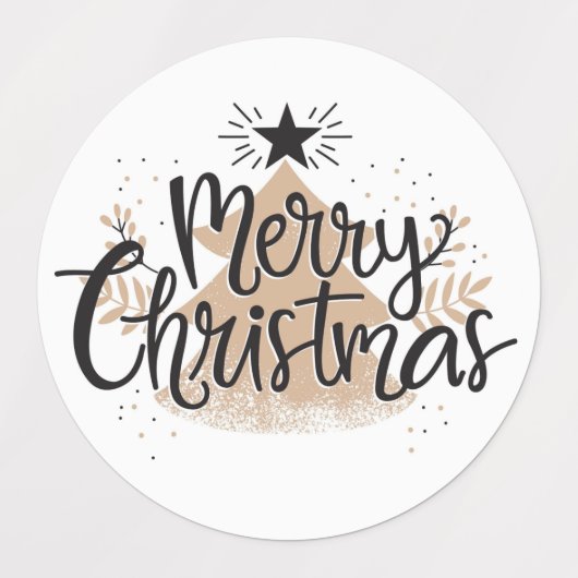 Weihnachten Etiketten (Design 1)