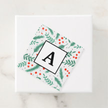 Weihnachten Evergreen Boughs und Holly Berries