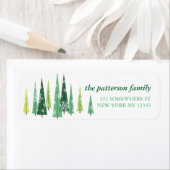 Weihnachten Evergreens Snowflake Winterlandschaft (Insitu)