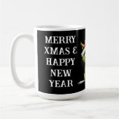 Weihnachten "Ew People" Meowy Cat Lovers Kaffeetasse (Links)