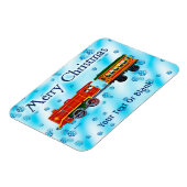 Weihnachten Express - Frohe Weihnachten Magnet (Linke Seite)