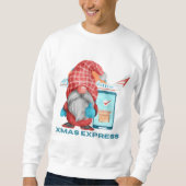 Weihnachten Express Funny Couple's Matching T - Sh Sweatshirt (Vorderseite)