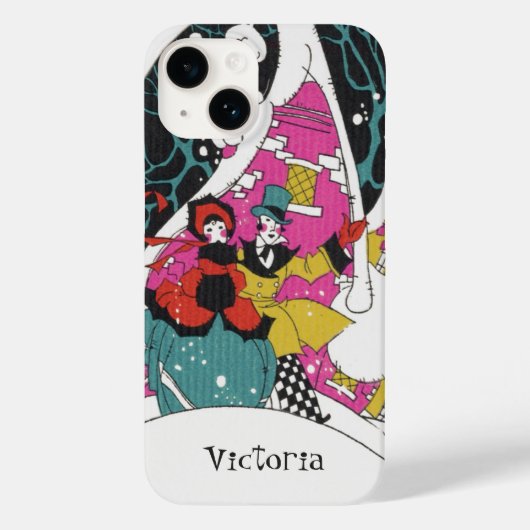 Weihnachten, Extravagante Viktorianische Städter Case-Mate iPhone Hülle (Rückseite)