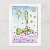 Weihnachten "Extravaganter Baum" Postkarte (Vorderseite)