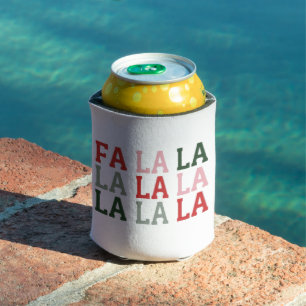 Weihnachten Fa La La La La Urlaub Xmas Lustig Dosenkühler