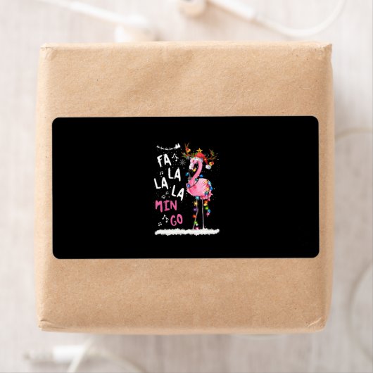 Weihnachten - Fa-La-La-Mingo Flamingo mit Weihnach (Insitu)