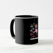 Weihnachten - Fa-La-La-Mingo Flamingo mit Weihnach Tasse (Vorderseite Links)