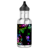 Weihnachten fallen verschiedene Neonfarben Schneef Edelstahlflasche (Rechts)