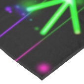 Weihnachten fallen verschiedene Neonfarben Schneef Tischdecke (Schrägansicht)