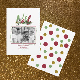 Weihnachten Familie B/W Foto