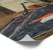 Weihnachten, Familie Dekorieren des Hauses Poster (Ecke)