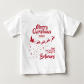 Weihnachten - Familie der Schlittenhirten Baby T-shirt (Vorderseite)