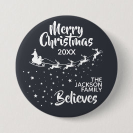 Weihnachten - Familie der Schlittenhirten Button