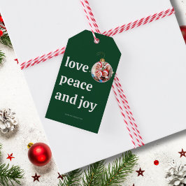 Weihnachten Familie Foto Liebe Friede Joliday Geschenkanhänger
