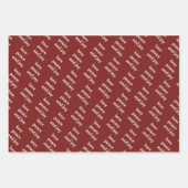 Weihnachten Familie Foto Liebe Friede Joliday Geschenkpapier Set (Vorderseite 2)