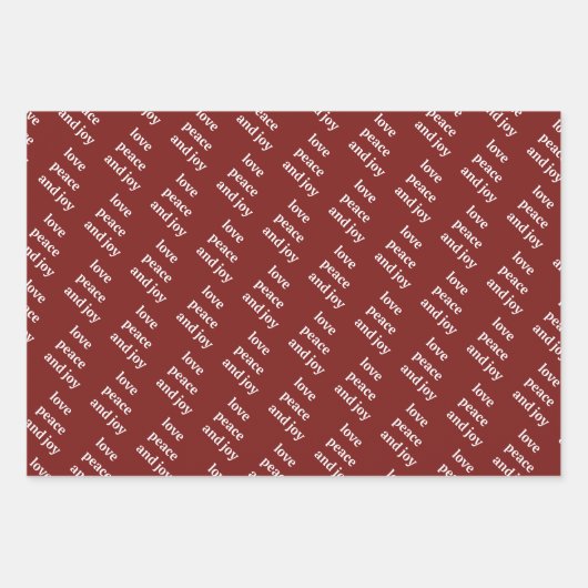 Weihnachten Familie Foto Liebe Friede Joliday Geschenkpapier Set (Vorderseite 2)