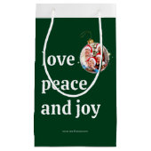 Weihnachten Familie Foto Liebe Friede Joliday Kleine Geschenktüte (Vorderseite)