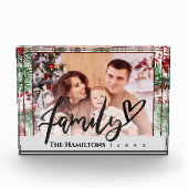 Weihnachten | Familie | Fotoblock (Vorderseite)