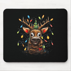 Weihnachten Familie frohe Weihnachtsbaum Lichter K Mousepad
