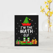 Weihnachten Familie Matching Funny Ich bin der Mat Karte (Gelbe Blume)