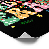 Weihnachten Familie Pajamas in meiner Weihnachtsze Poster (Ecke)