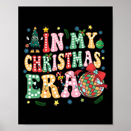 Weihnachten Familie Pajamas in meiner Weihnachtsze Poster (Vorne)