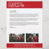 Weihnachten - Familienbrief 2 Foto Briefkopf (Vorderseite)