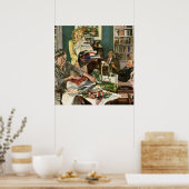 Weihnachten, Familienfeiern Poster (Küche)