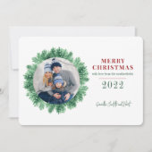 Weihnachten Familienurlaub Foto Grün (Vorderseite)