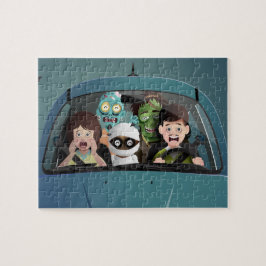 Weihnachten Familienurlaub Halloween Albtraum Puzzle