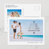 Weihnachten Familienurlaub Spaß Foto (Vorne/Hinten)