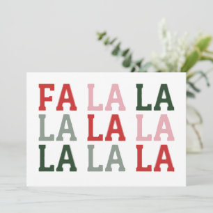 Weihnachten Fan La La La La La La La La Holiday Xm
