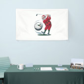 Weihnachten Fantasy Golf spielen Banner (Messeveranstaltung)