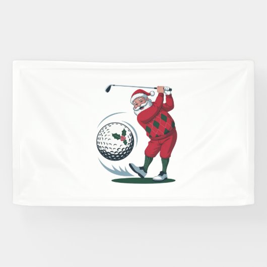 Weihnachten Fantasy Golf spielen Banner (Horizontal)