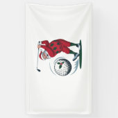 Weihnachten Fantasy Golf spielen Banner (Vertikal)